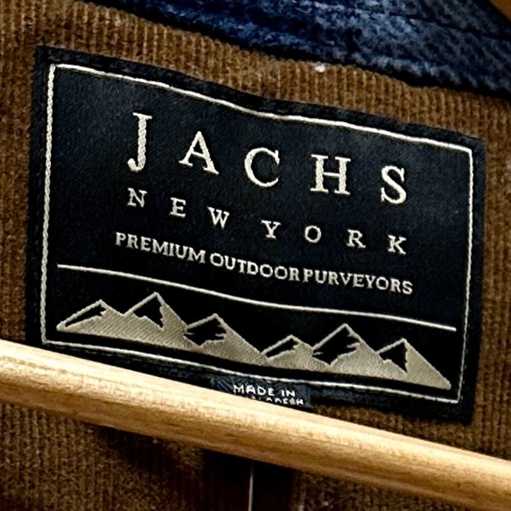 Jachs New York Men's Wool Blend Jacket Size M Blue Plaid Sherpa Lined Ragged NEW - Picture 6 of 14